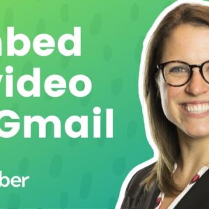 How to embed a YouTube video in a Gmail email